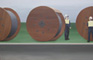 Cable Drums, 2006. Acryl auf Leinwand, 90x140